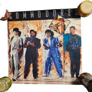 Commodores United Vintage 1986 Promo Album Poster 23x23 PolyGram Funk / Soul